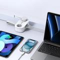 Orico AP3 5-in-1 20W:n pistorasia - 2 x AC, 2 x USB-A, USB-C PD - valkoinen