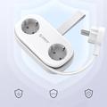 Orico AP3 6-in-1 65 W:n pistorasia - 2 x verkkovirta, 2 x USB-A, 2 x USB-C PD - valkoinen