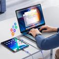 Orico CDX USB-C-USB-C-kaapeli - 60W, 3A, 1m - sininen