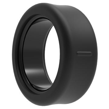 Oura Ring 5, Samsung Galaxy Ring naarmuuntumaton silikonikotelo - Koko: 12/13 - musta