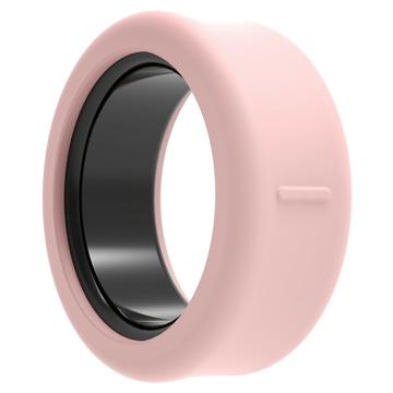 Oura Ring 5, Samsung Galaxy Ring naarmuuntumaton silikonikotelo - Koko: 10/11/12/13 - Pinkki