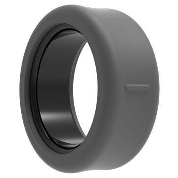 Oura Ring 5, Samsung Galaxy Ring naarmuuntumaton silikonikotelo - Koko: 12/13 - tummanharmaa