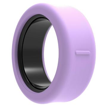 Oura Ring 5, Samsung Galaxy Ring naarmuuntumaton silikonikotelo - Koko: 12/13 - violetti