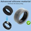 Oura Ring 5, Samsung Galaxy Ring naarmuuntumaton silikonikotelo - Koko: 12/13 - violetti