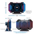 P25-monitoiminen auton HUD-näyttö (OBD2), GPS ja LCD-näyttö, nopeusmittari
