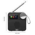 P2D-kannettava DAB+-radio, Bluetooth 5.0 - 1.47" - musta