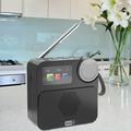 P2D-kannettava DAB+-radio, Bluetooth 5.0 - 1.47" - musta