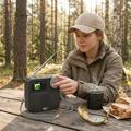 P2D-kannettava DAB+-radio, Bluetooth 5.0 - 1.47" - musta