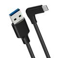 PQ102 Nopea USB-C-PC-VR-liitäntäkaapeli Meta Quest 2/3/3S - 1.5m / 10 Gbps - musta