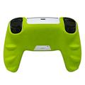 PS5 DualSense -ohjaimen silikonikotelo, jossa 2 joystick-suojusta - vihreä