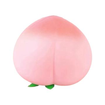 Persikka squishy -stressilelu lapsille ja aikuisille - vaaleanpunainen