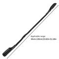 Kannettava vavan kärki- ja peräsuojus - 60-130cm - musta