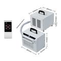 Kannettava split-ilmanjäähdytin 1300W 3000 BTU - valkoinen