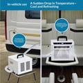 Kannettava split-ilmanjäähdytin 1300W 3000 BTU - valkoinen