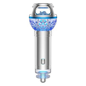 Q1 Auton ilmanpuhdistin ja ionisaattori, savun ja hajujen poistaja, yövalolla