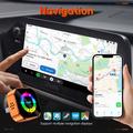 Q1A 4-in-1 langaton CarPlay/Android Auto -sovitin, AirPlay- ja MirrorLink-tuella - oranssi / värikäs