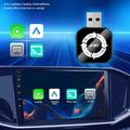 Q1AS 4-in-1 langaton CarPlay- ja Android Auto -sovitin, AirPlay/Mirror Link - musta
