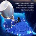 Q227 RC-mecha-rapurobotti lapsille, kuplasuihku ja musiikki - sininen