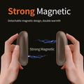 Q26 2-in-1 magneettinen kahvipapujen käsilämmitin, 5000mAh - ruskea