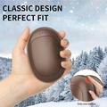 Q26 2-in-1 magneettinen kahvipapujen käsilämmitin, 5000mAh - ruskea