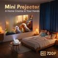 Q6 720P Android-projektori, WiFi 6, HDMI/USB/AV - valkoinen