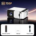 Q6 720P Android-projektori, WiFi 6, HDMI/USB/AV - valkoinen
