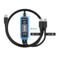 RELIFE XA7 2-in-1 USB-C -pikalatauskaapeli digitaalisella näytöllä - musta