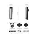 Rockbros RB02 älykäs polkupyörän takavalo - jarruanturi, 10 tilaa, IPX5, USB-C - musta
