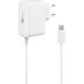 Raspberry Pi 5/4 Goobay 27W GaN-virtalähde - valkoinen