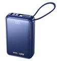 Remax AS-182-45 20000mAh:n varavirtalaturi, USB-C- ja Lightning-kaapelit - 45W