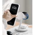 Ringke 3-in-1 MagSafe -langaton laturi 25W Qi 2.2 - iOS, Android - valkoinen