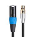 SA119GXK108BU Mini XLR naaras XLR uros mikrofoni kaapeli