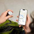 SBS Track My Circle Vedenpitävä IP65 Item Tracker - Apple Find My Compatible - Valkoinen