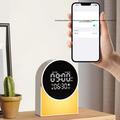 SM12 Bluetooth-unimusiikkilaite – herätyskello, FM-radio, LED-yövalo – musta
