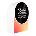 SM12 Bluetooth-unimelukone – herätyskello, FM-radio, LED-yövalo – valkoinen