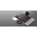 SODI Z01T Tri-Fold Bluetooth-näppäimistö kosketuslevyllä - iOS/Android/Windows/macOS - punainen