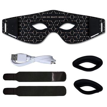 SP-1103K LED-valoterapia-silmänaamio 630nm - musta