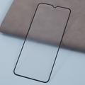 Samsung Galaxy A08 Täysi suoja Panssarilasi - 9H - musta reuna