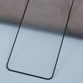Samsung Galaxy A08 Täysi suoja Panssarilasi - 9H - musta reuna