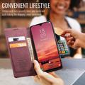 Samsung Galaxy A17 Caseme 013 Sarja Lompakkokotelo - Punainen