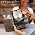 Samsung Galaxy A17 Caseme 013 Sarja Lompakkokotelo - Kahvi
