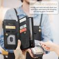 Samsung Galaxy A17 Caseme C30 Monitoiminen Lompakkokotelo - Musta