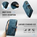 Samsung Galaxy A17 Caseme C30 Monitoiminen Lompakkokotelo - Sininen