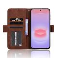 Samsung Galaxy A27 -kortinhaltijan lompakkokotelo - ruskea