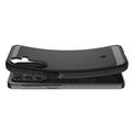 Samsung Galaxy A27 Spigen Rugged Armor TPU-Kotelo - Musta