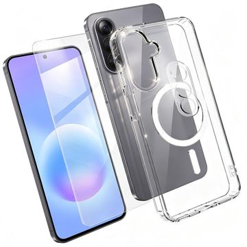 Samsung Galaxy A57 3-in-1 -suojaussarja - MagSafe-yhteensopiva - läpinäkyvä