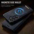 Samsung Galaxy A57 Caseme C49 2-in-1 irrotettava lompakkokotelo - MagSafe-yhteensopiva, RFID - Musta