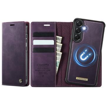 Samsung Galaxy A57 Caseme C49 2-in-1 irrotettava lompakkokotelo - MagSafe-yhteensopiva, RFID - violetti