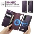 Samsung Galaxy A57 Caseme C49 2-in-1 irrotettava lompakkokotelo - MagSafe-yhteensopiva, RFID - violetti