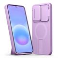 Samsung Galaxy A57 Tech-Protect Kevlar Aura -kotelo - MagSafe-yhteensopiva - Violetti